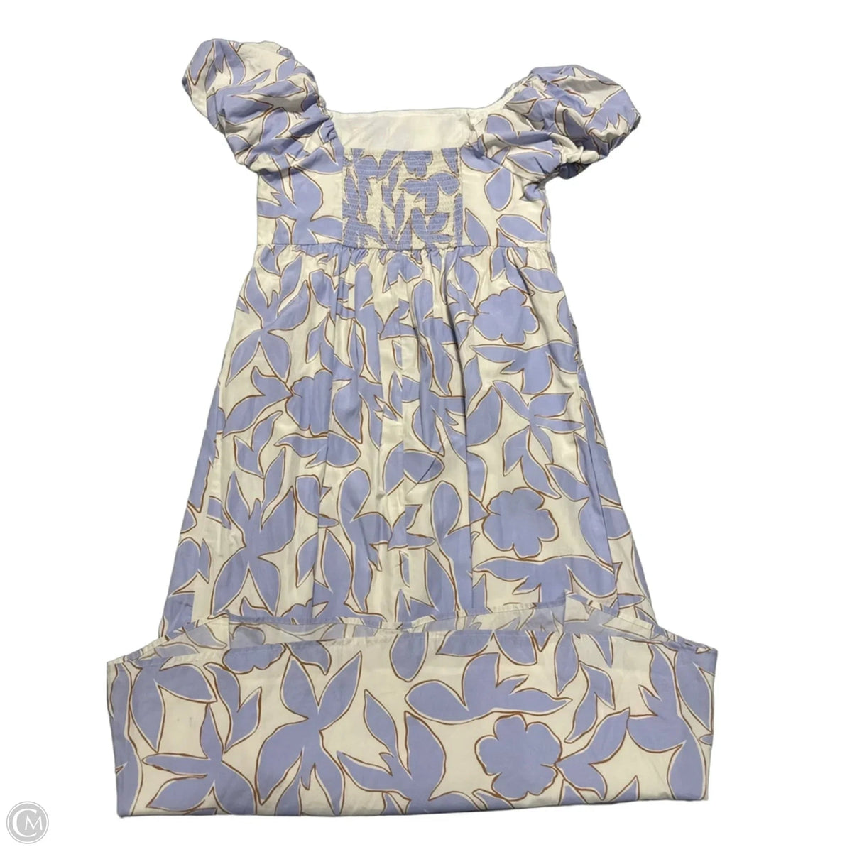 Dress Casual Maxi By A New Day In Blue & Cream, Size: L