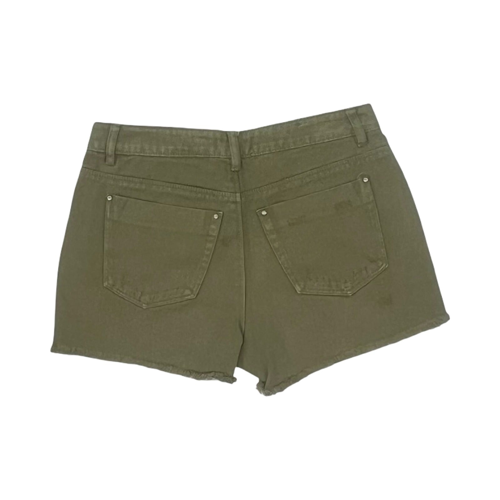 Shorts By A Loves A In Green Denim, Size:2