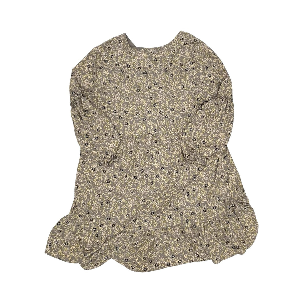 Dress Casual Midi By Cato In Brown & Yellow, Size:18