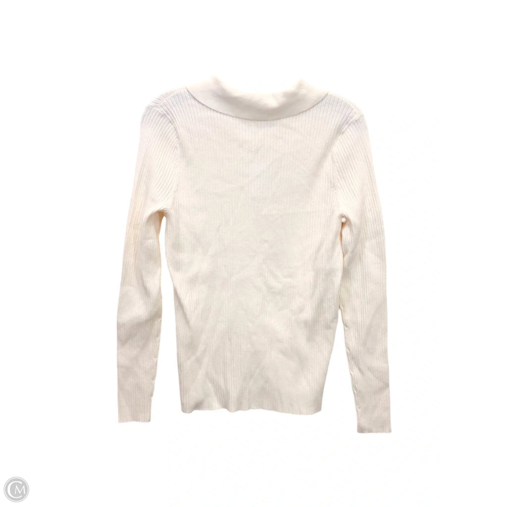 Sweater By Treasure And Bond In Cream, Size: Xl