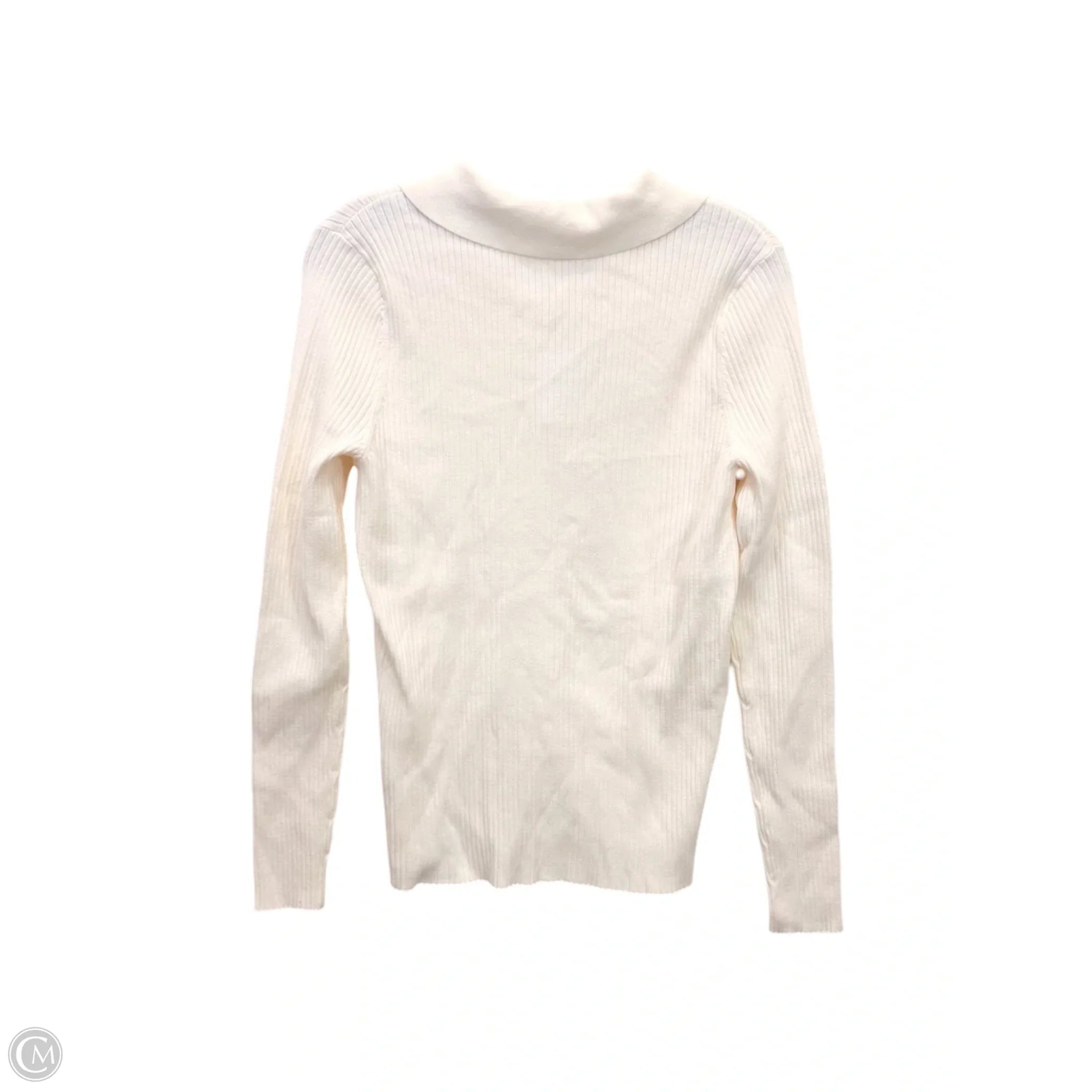 Sweater By Treasure And Bond In Cream, Size: Xl