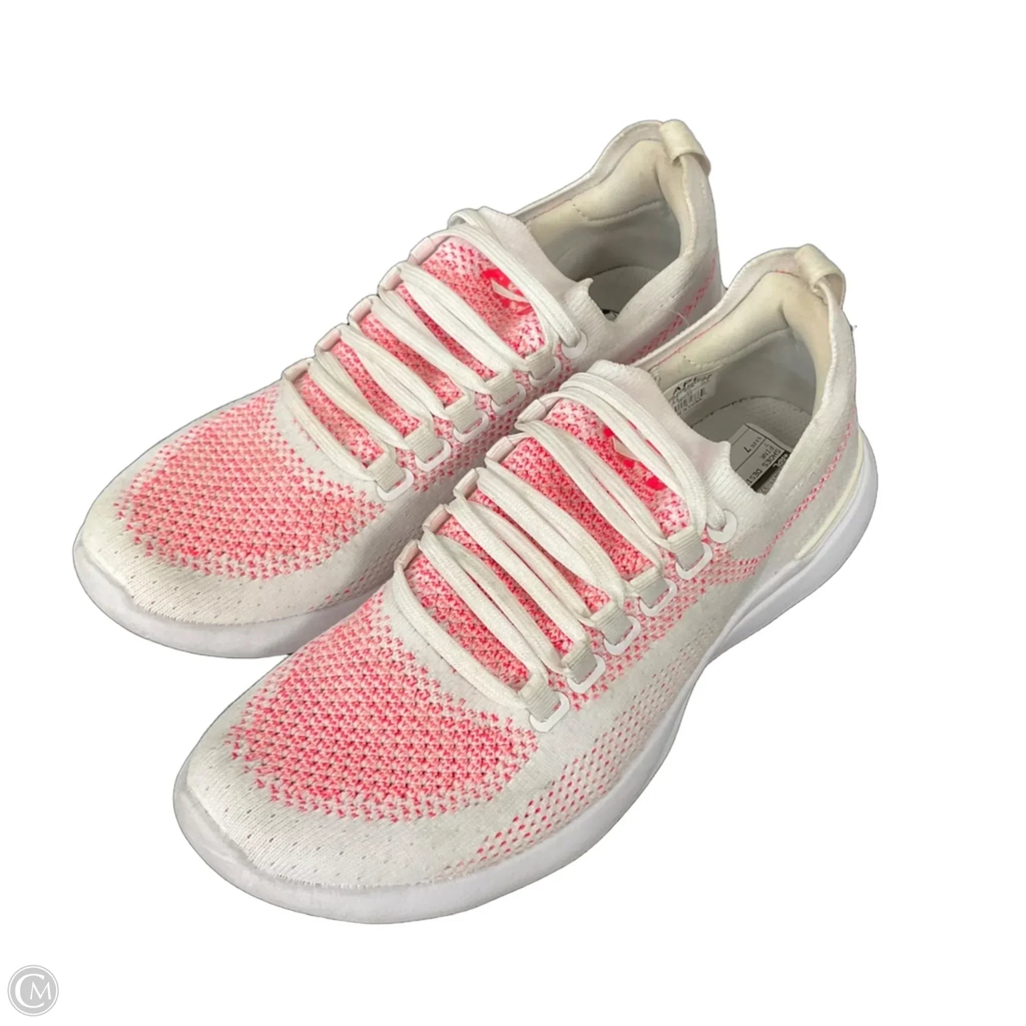 Shoes Designer By Apl In Pink, Size: 7