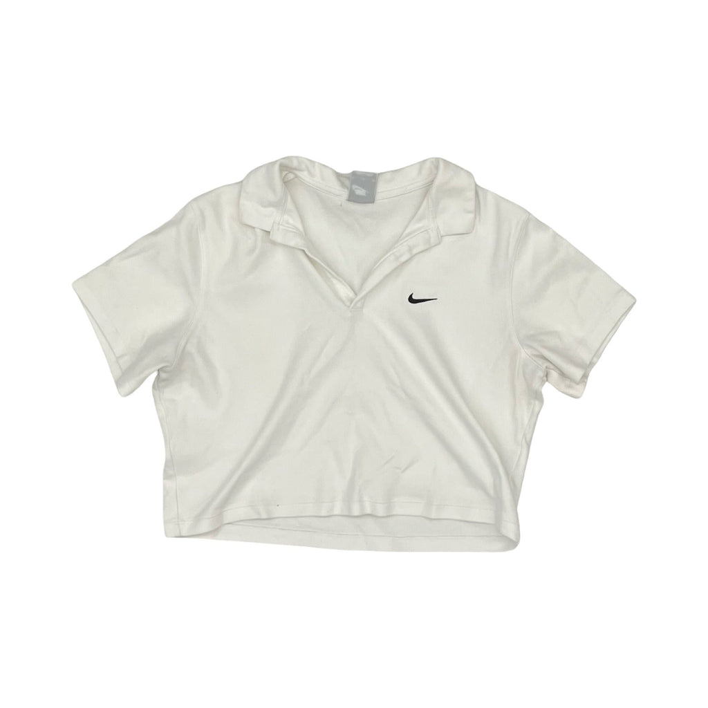 Athletic Top Ss By Nike Apparel In White, Size:Xl