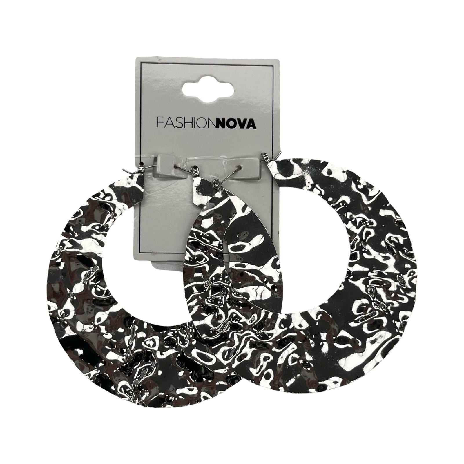 Earrings Hoop By Fashion Nova In Silver