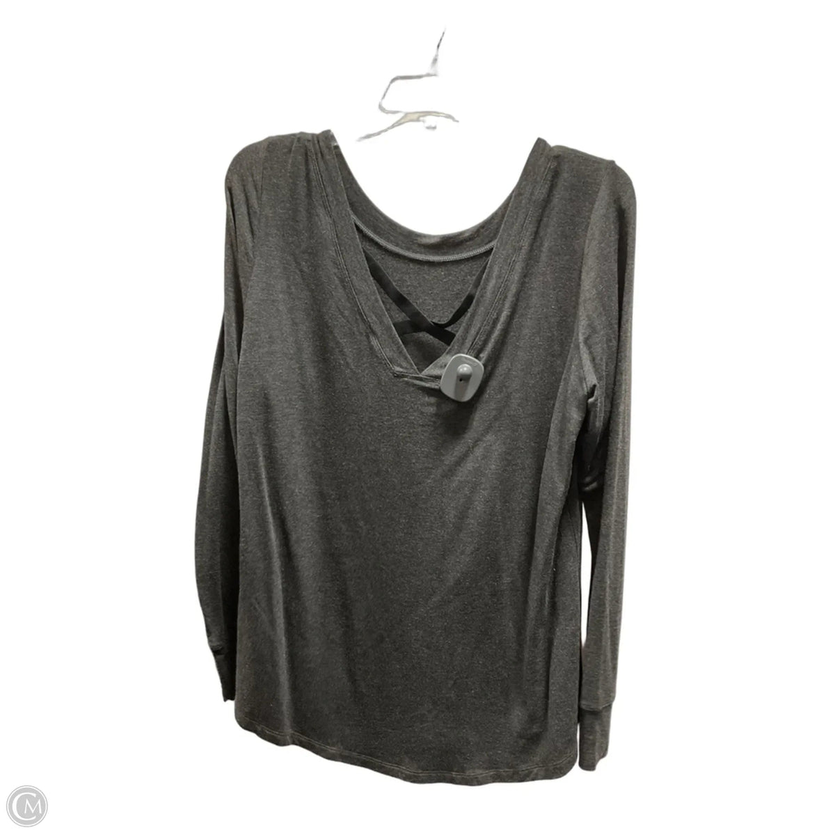 Top Long Sleeve By Cabi In Grey, Size: M