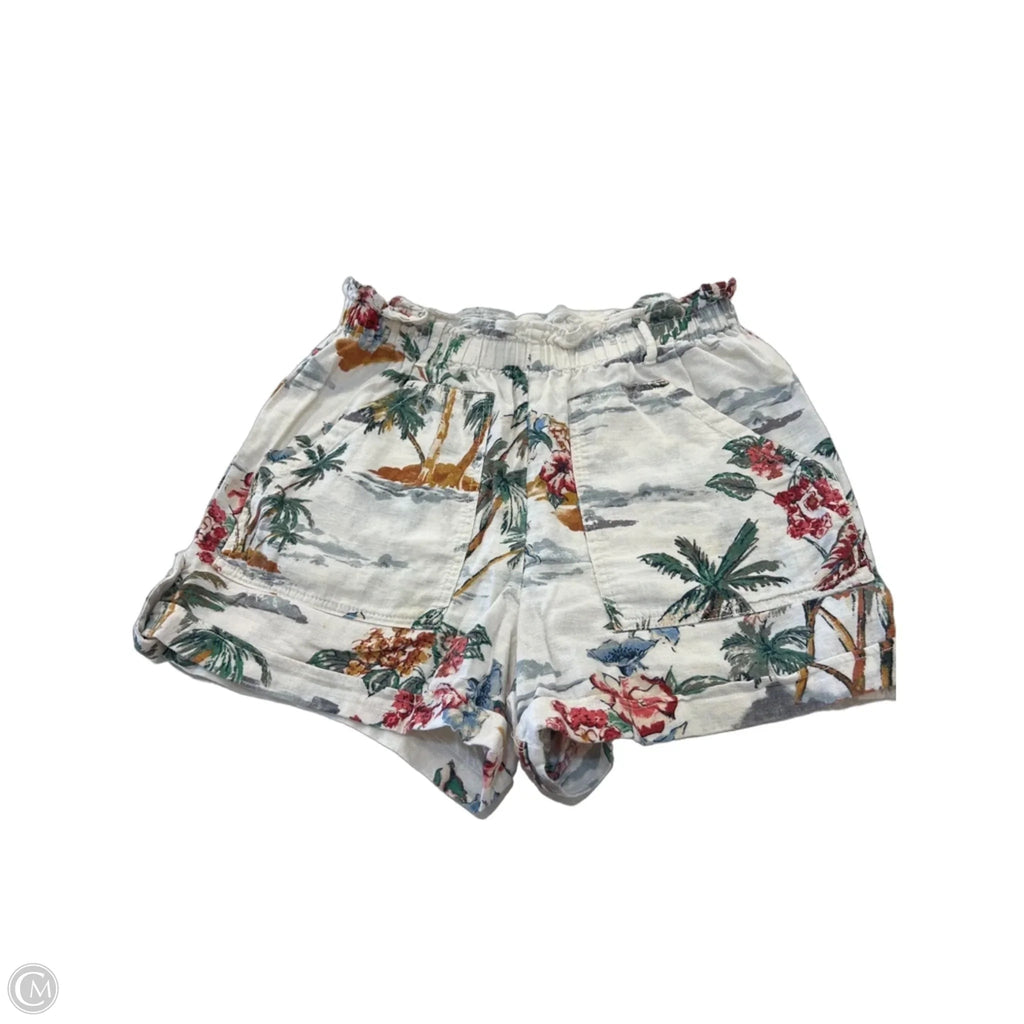 Shorts By Time And Tru In Tropical Print, Size: S