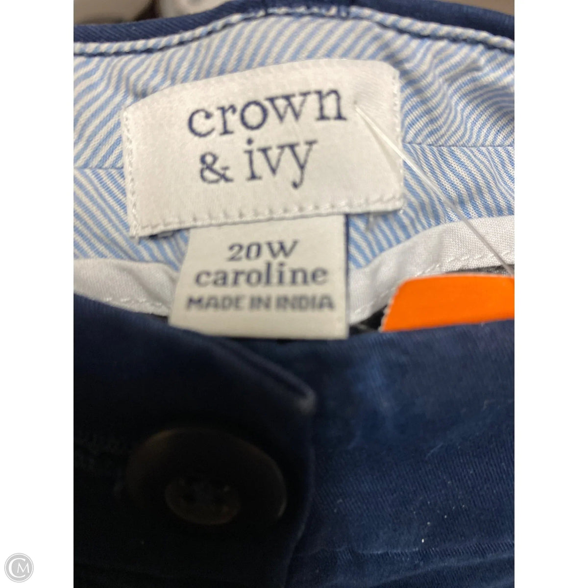 Shorts By Crown And Ivy In Navy, Size: 20
