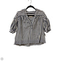 Top Short Sleeve By Anthropologie In Blue, Size: M