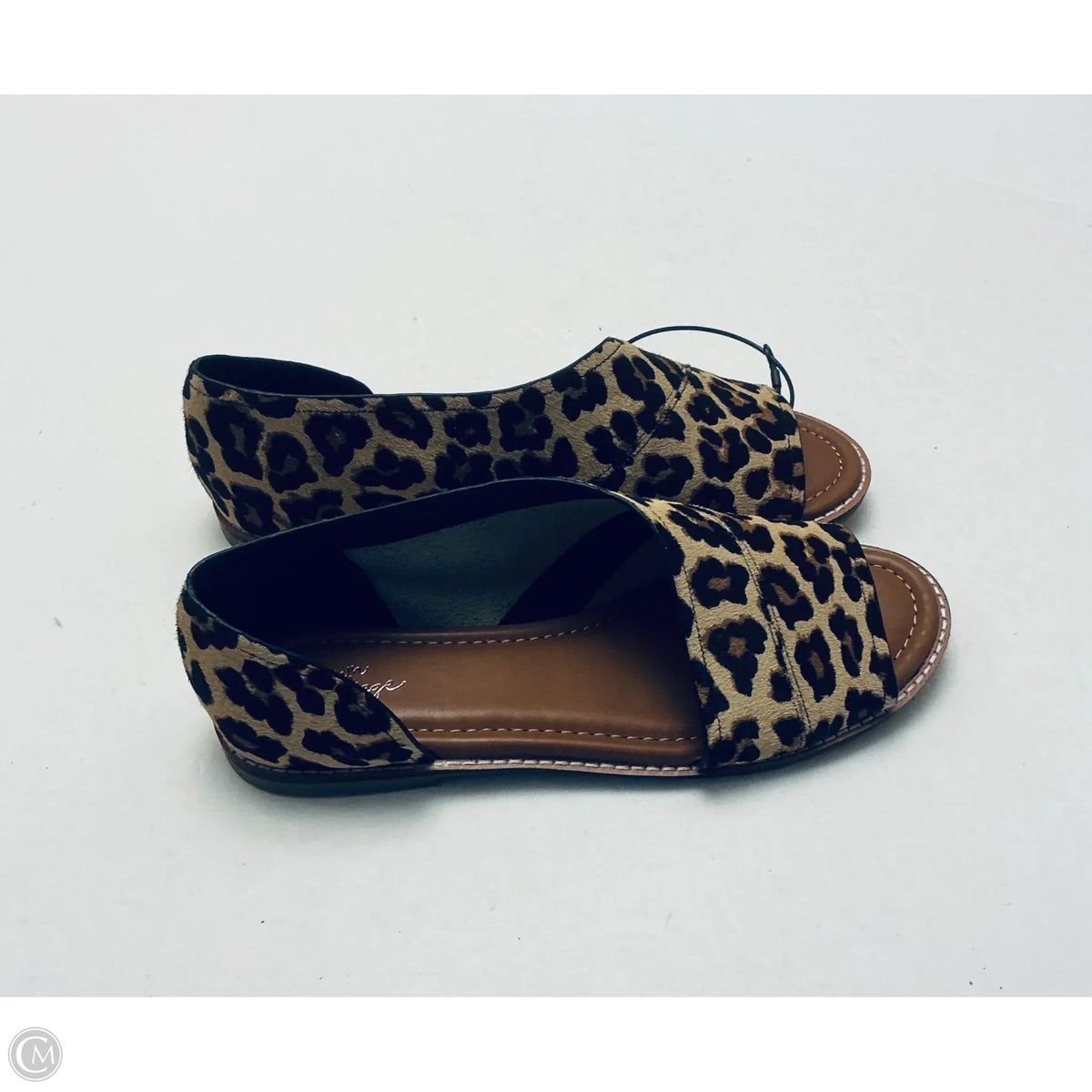Sandals Flats By Crown Vintage In Animal Print, Size: 8