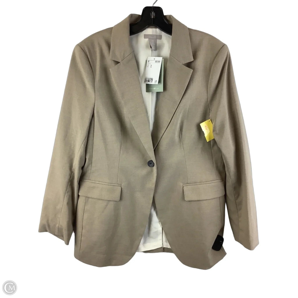 Blazer By H&m In Tan, Size: M
