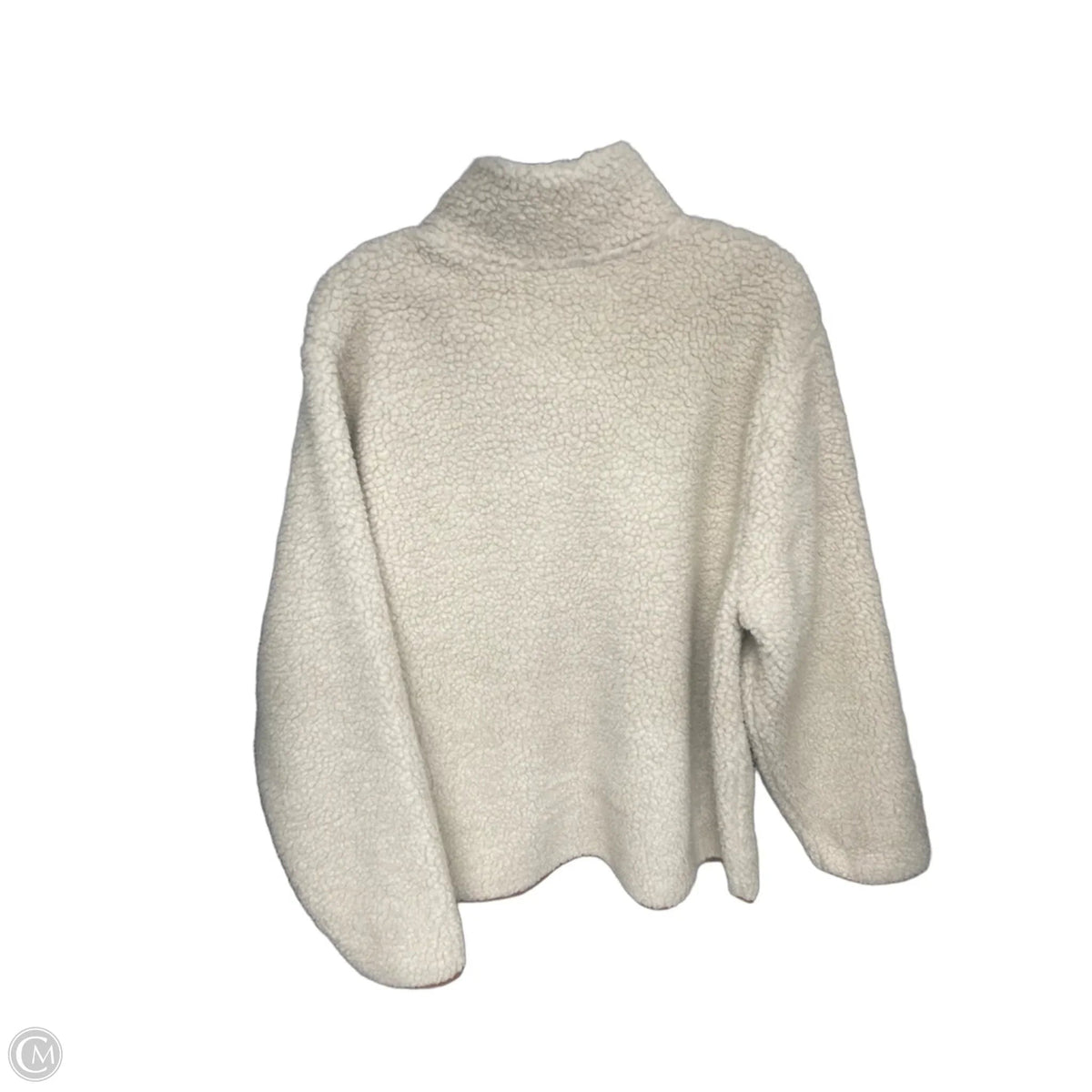 Jacket Faux Fur & Sherpa By Natural Reflections In Cream, Size: Xl