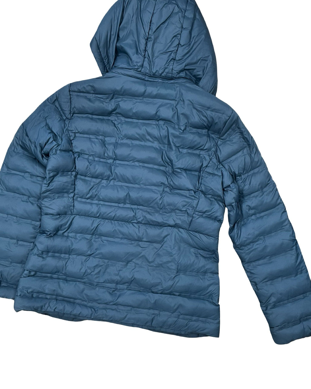 Coat Puffer & Quilted By Time And Tru In Teal, Size:M