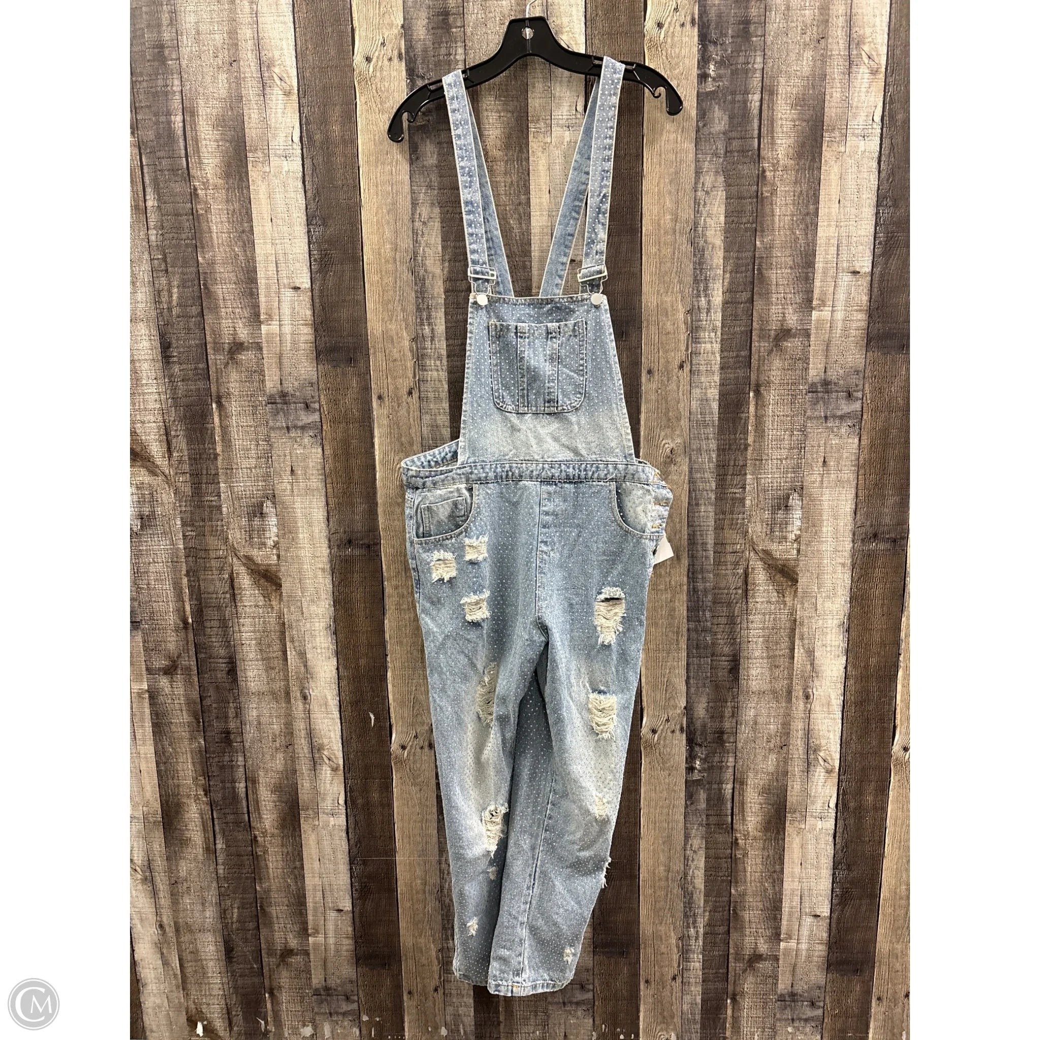 Overalls By Akira In Blue Denim, Size: M