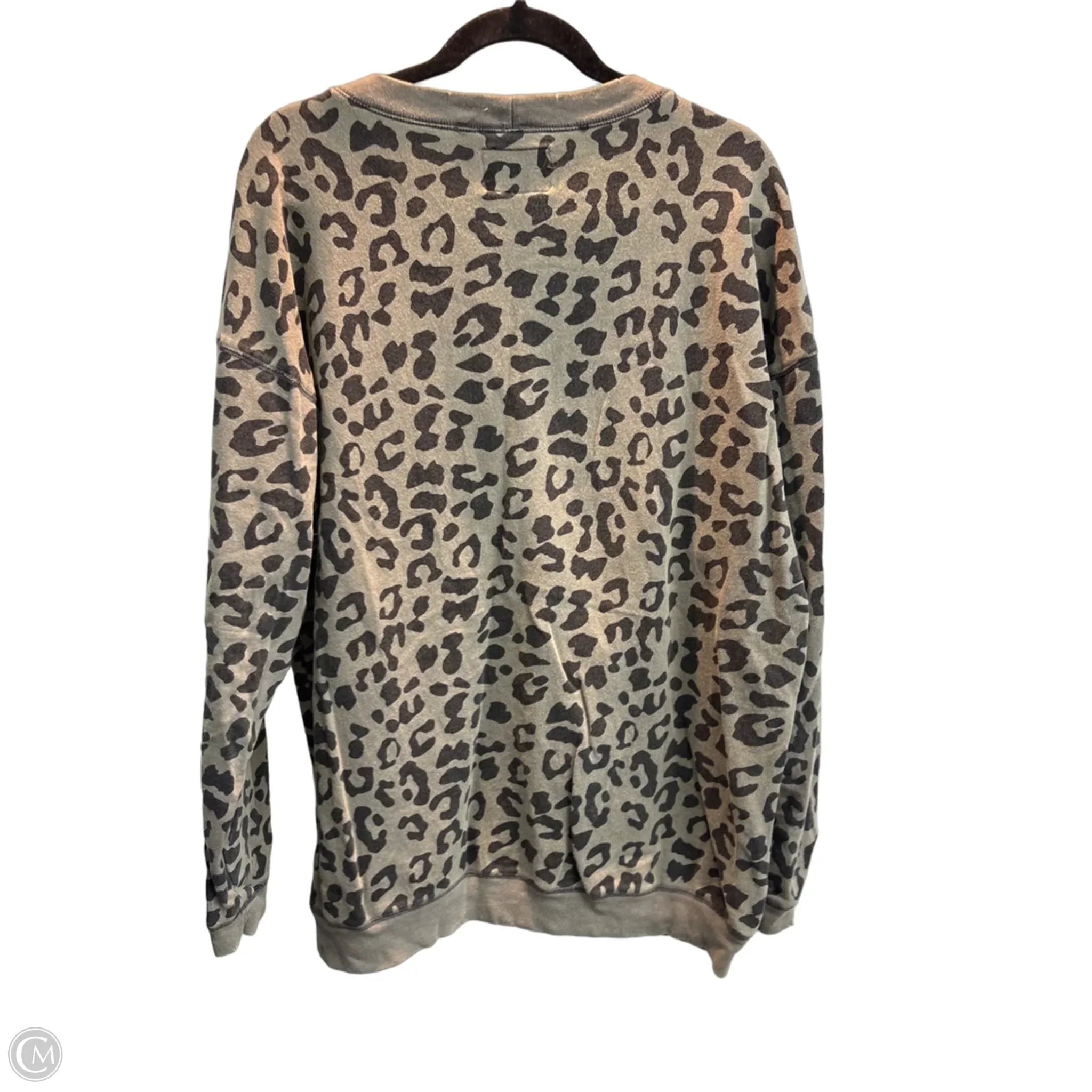 Sweatshirt Crewneck By Oneill In Leopard Print, Size: Xl