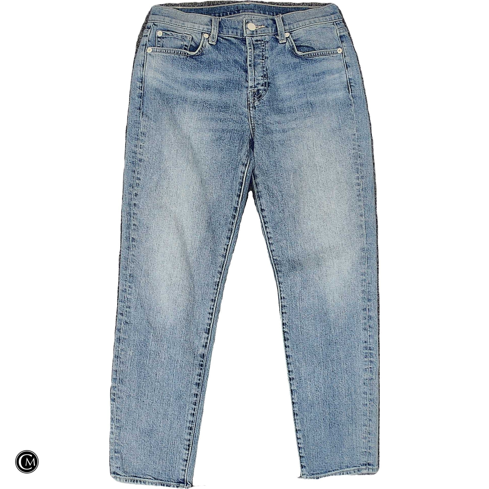 Jeans Straight By 7 For All Mankind In Blue Denim, Size: 4