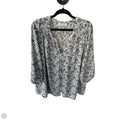 Top 3/4 Sleeve By Rose And Olive In Blue & Green, Size: 2x