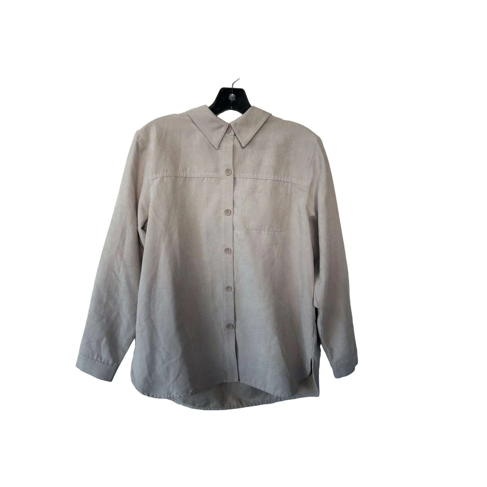 Jacket Shirt By Studio Works In Tan, Size: Mp
