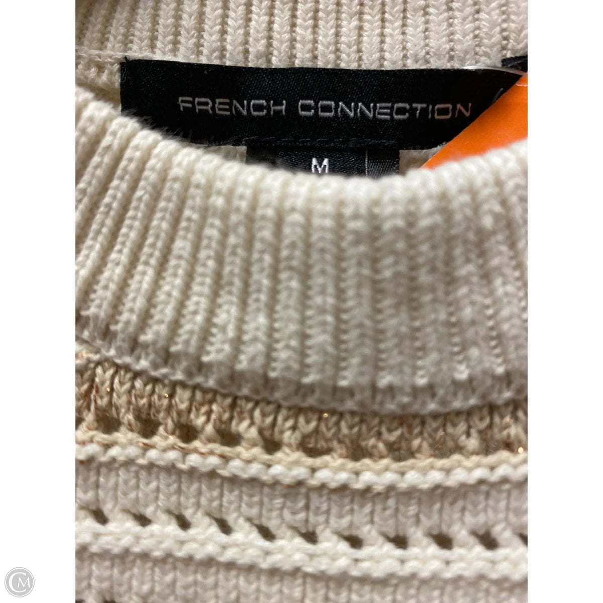 Vest Sweater By French Connection In Tan, Size: M