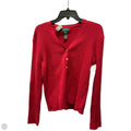 Cardigan By Lauren By Ralph Lauren In Red, Size: L