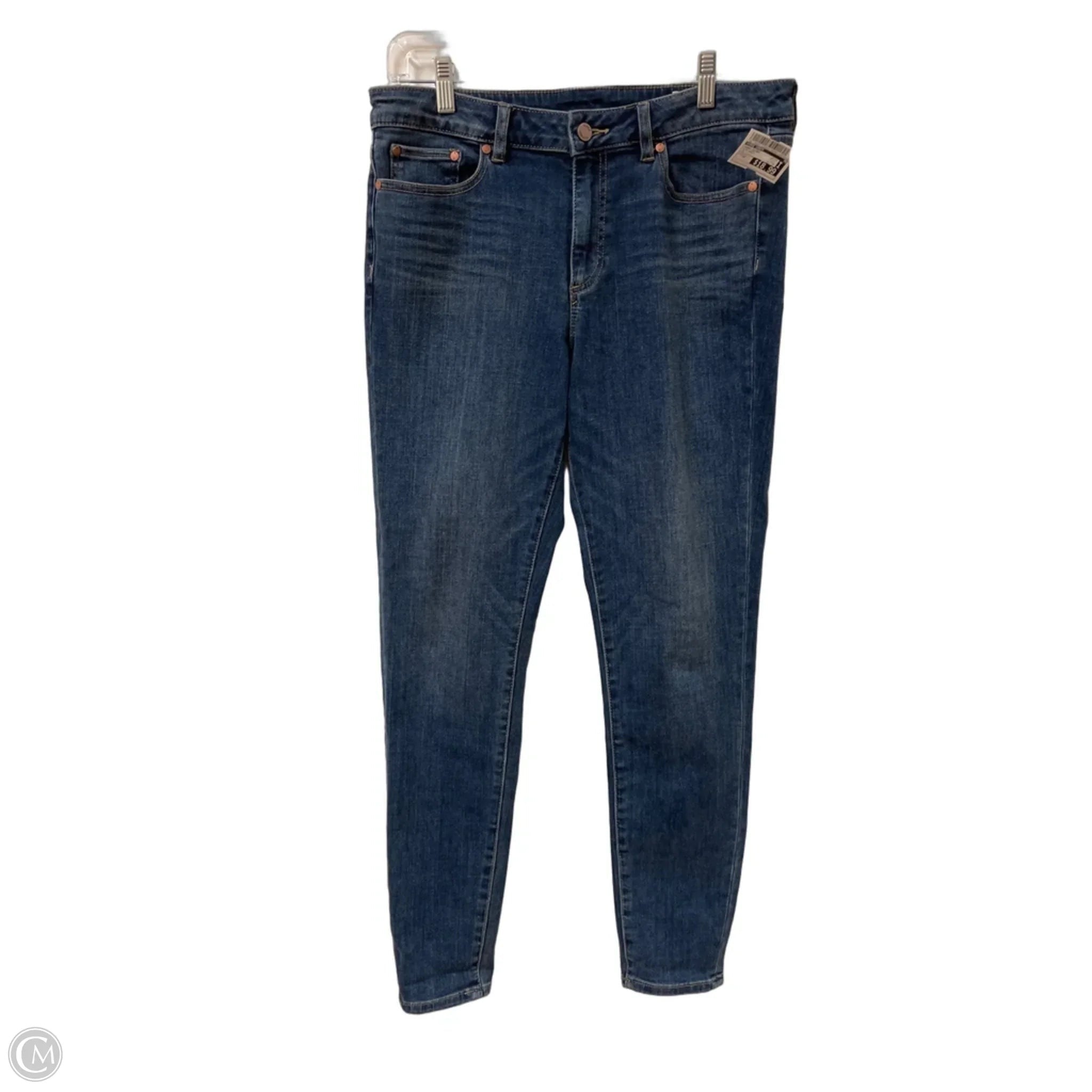 Jeans Skinny By Vince Camuto In Blue Denim, Size: 12