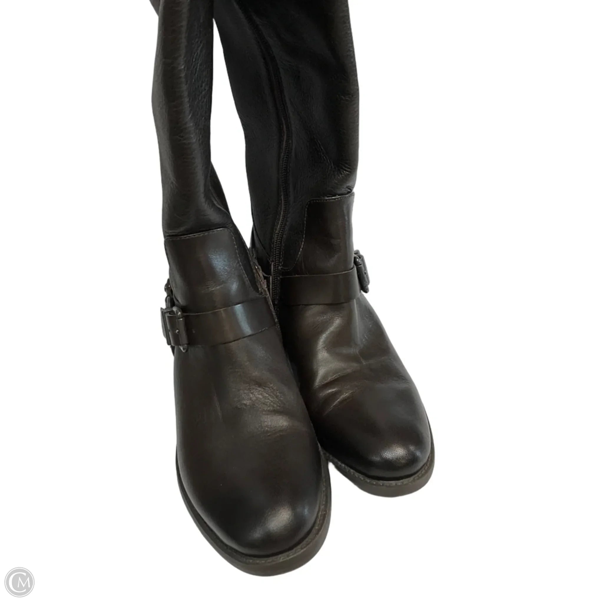 Boots Knee Heels By Vince Camuto In Brown, Size: 7.5
