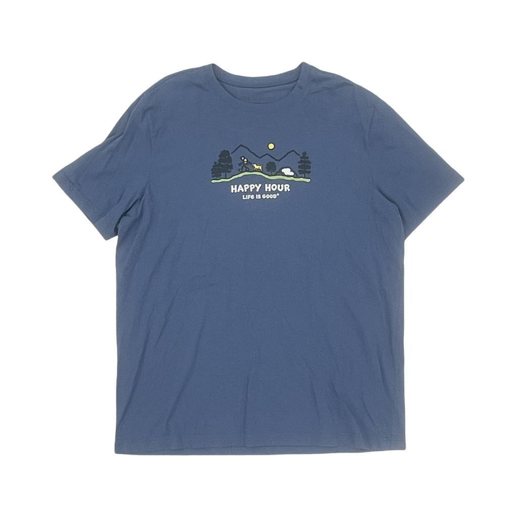 Top Ss By Life Is Good In Blue, Size:Xl