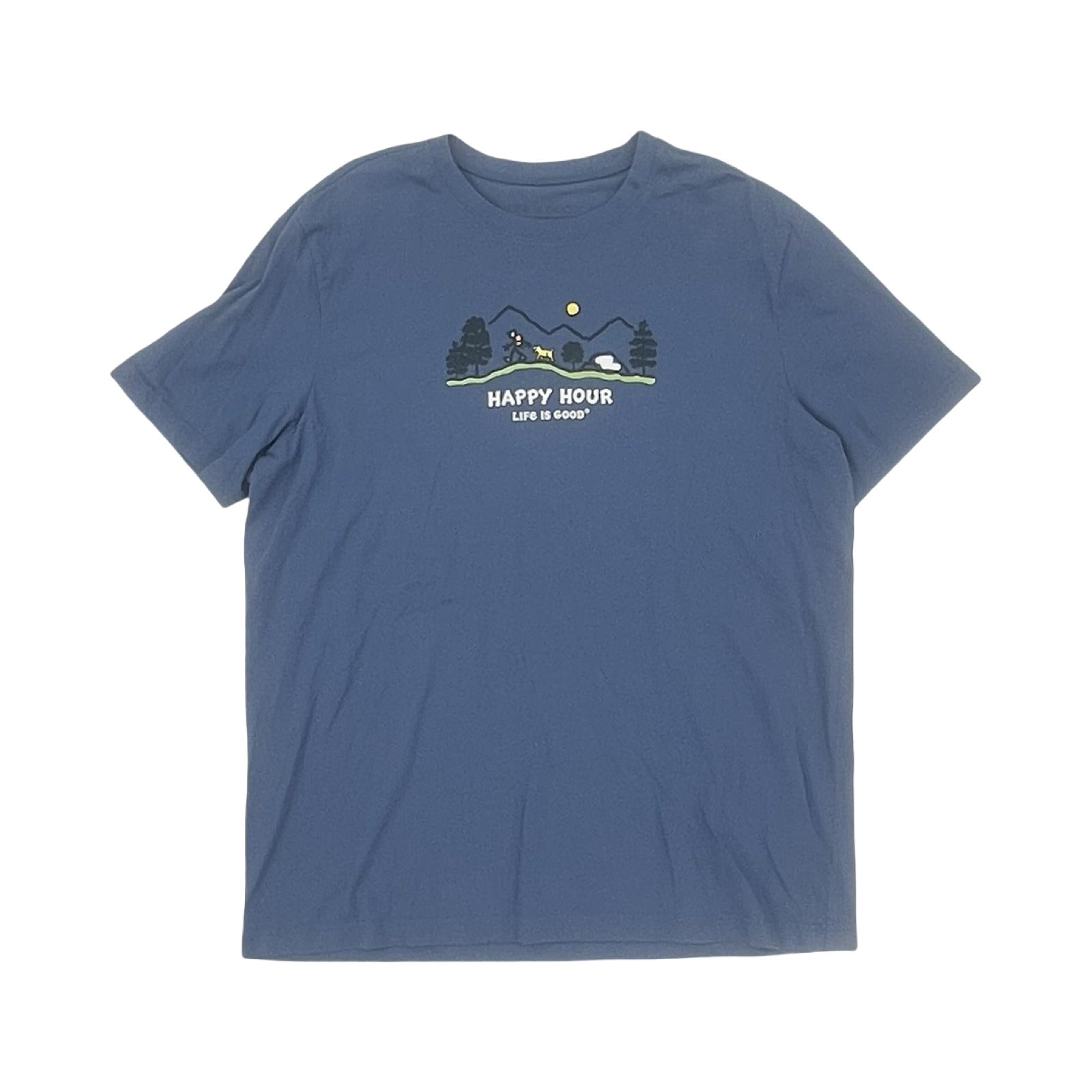Top Ss By Life Is Good In Blue, Size:Xl