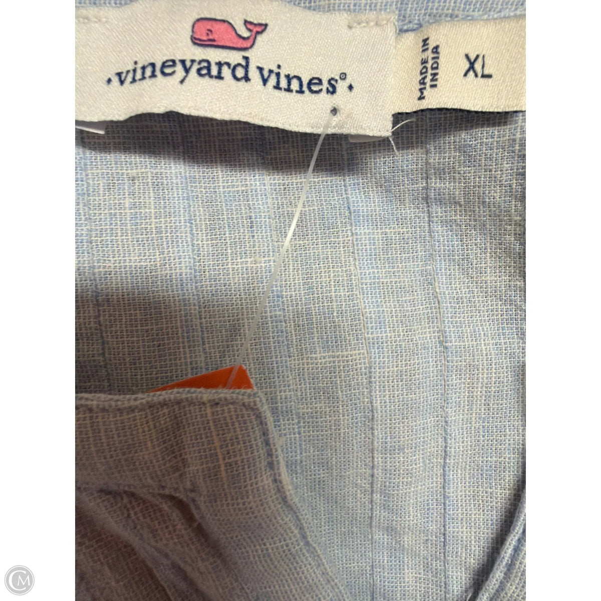 Top Long Sleeve By Vineyard Vines In Blue, Size: Xl