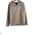 Sweatshirt Hoodie By Abercrombie And Fitch In Beige, Size: L