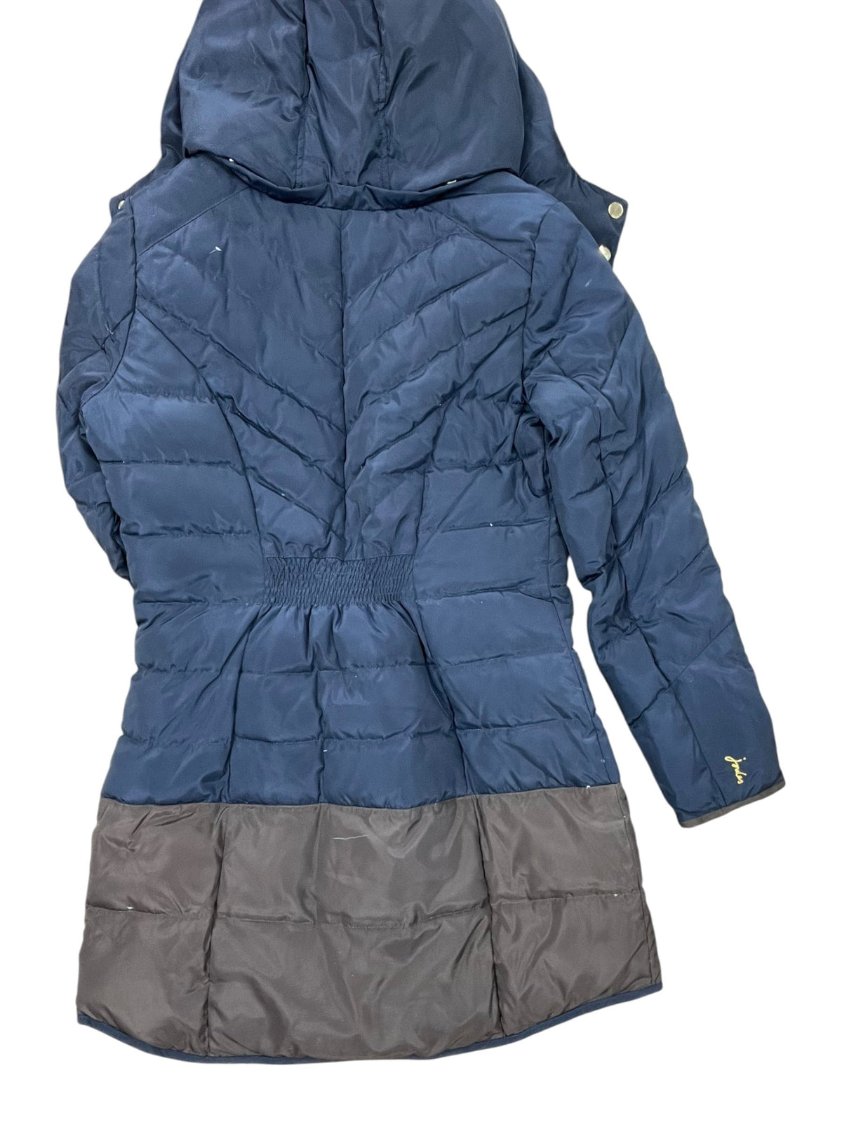 Coat Parka By Joules In Blue & Brown, Size:M