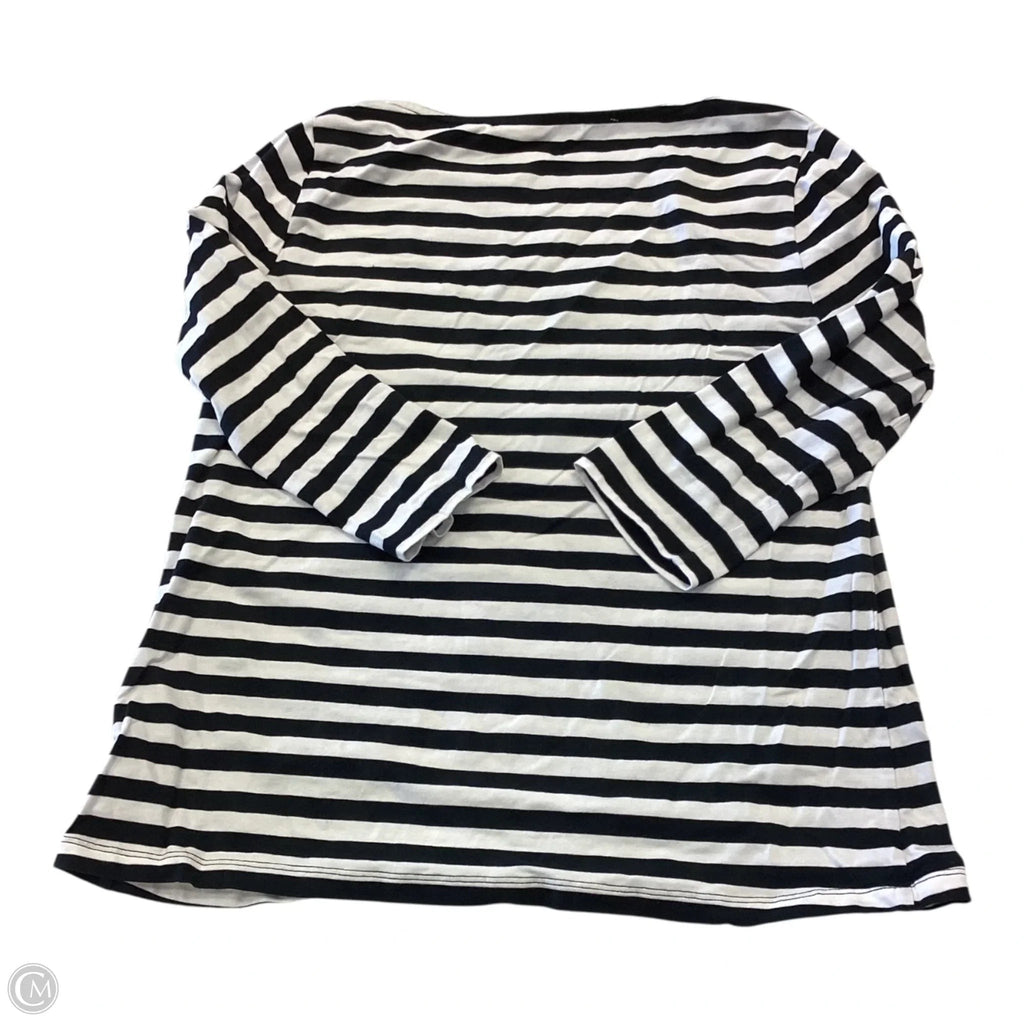 Top 3/4 Sleeve By A New Day In Striped Pattern, Size: Xl
