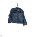 Jacket Shirt By Kaari Blue In Blue Denim, Size: Mp