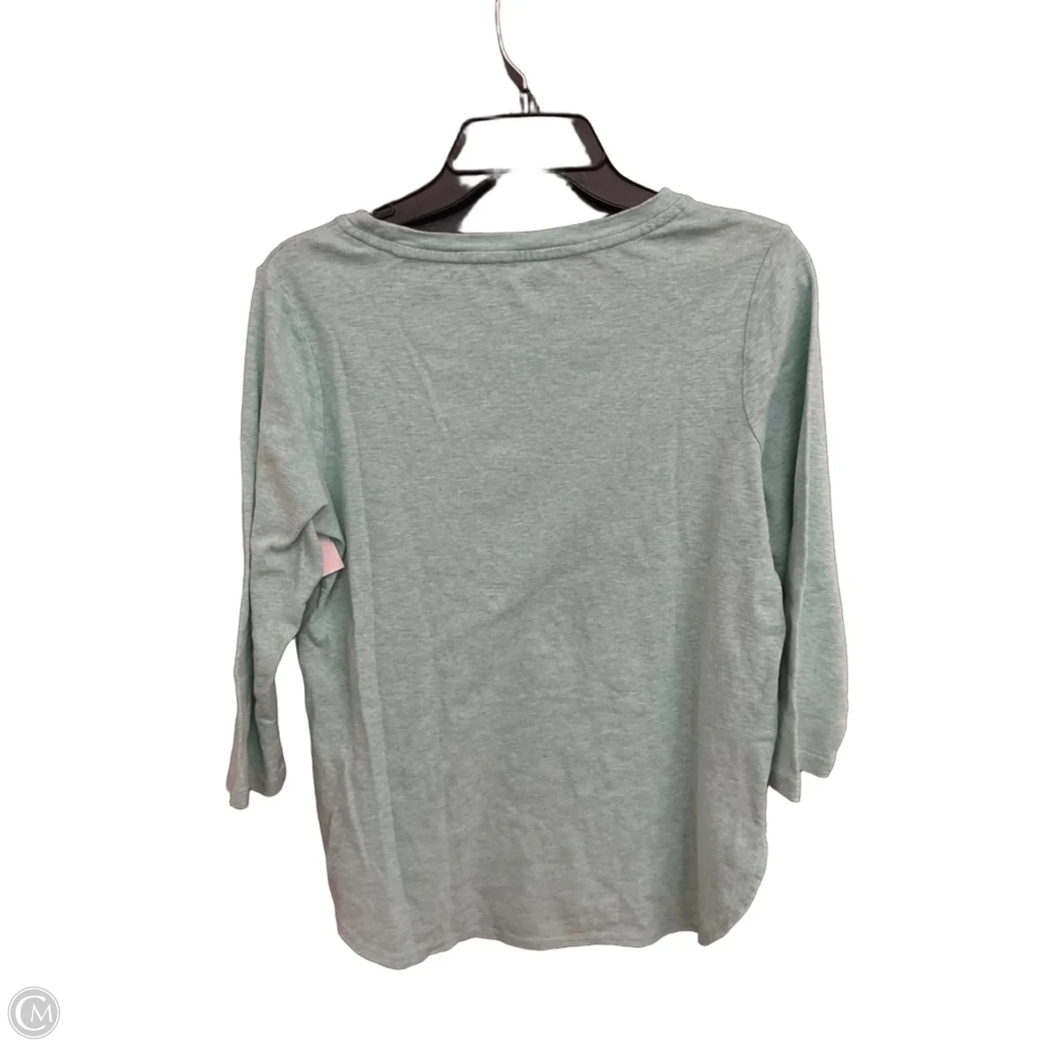 Top Long Sleeve By Tommy Bahama In Teal, Size: M