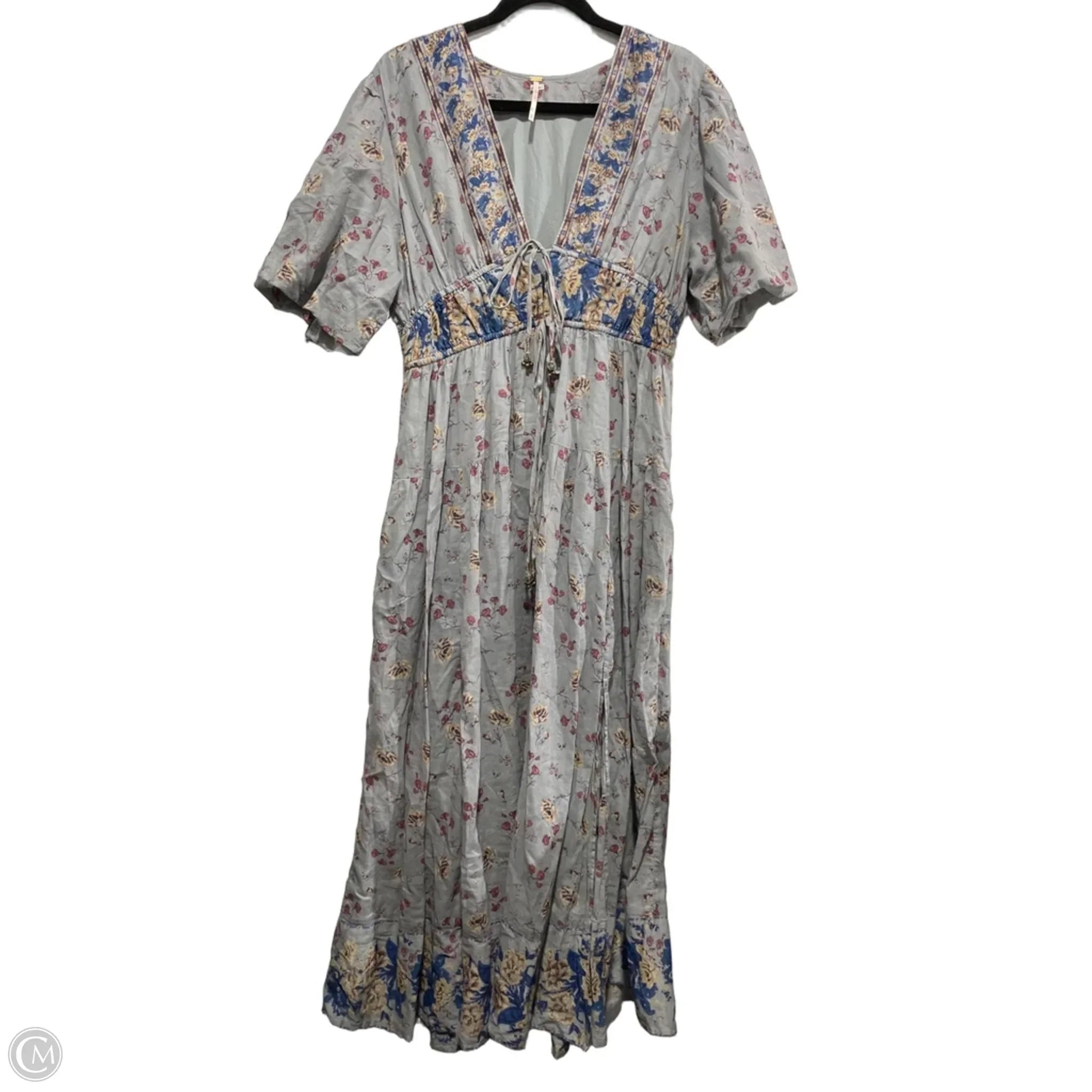 Dress Casual Maxi By Free People In Floral Print, Size: M