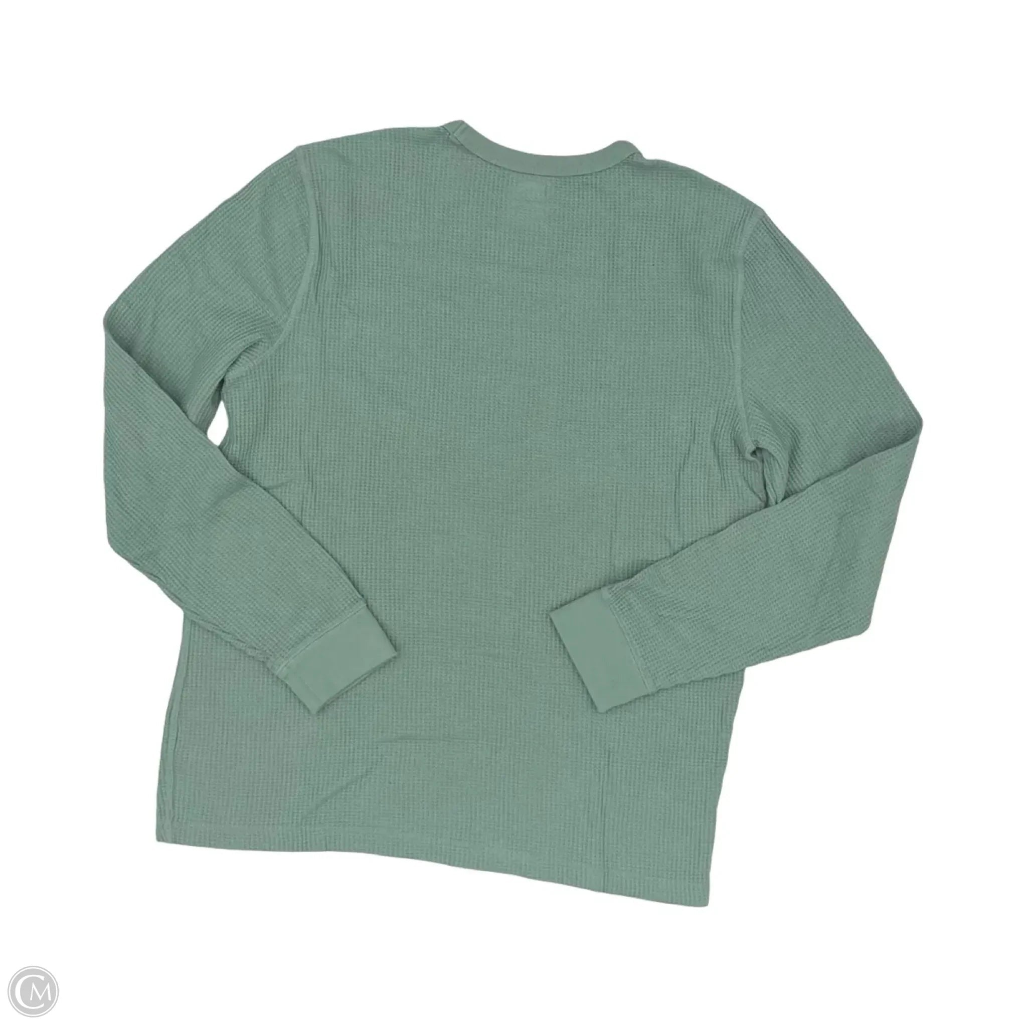 Top Long Sleeve By Sonoma In Green, Size: L