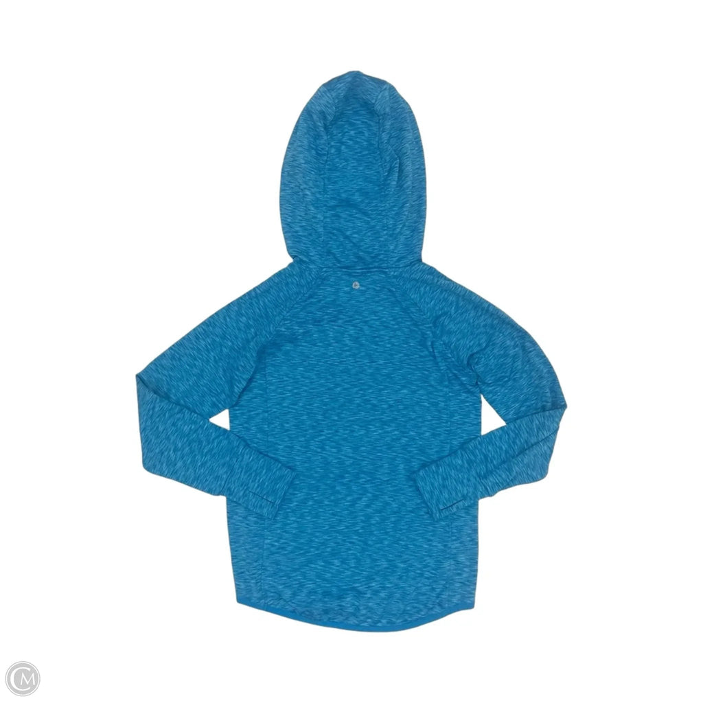 Athletic Top Long Sleeve Hoodie By 90 Degrees By Reflex In Blue, Size: M