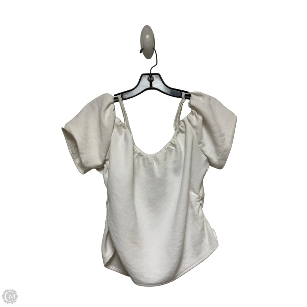 Top Short Sleeve By A New Day In White, Size: M