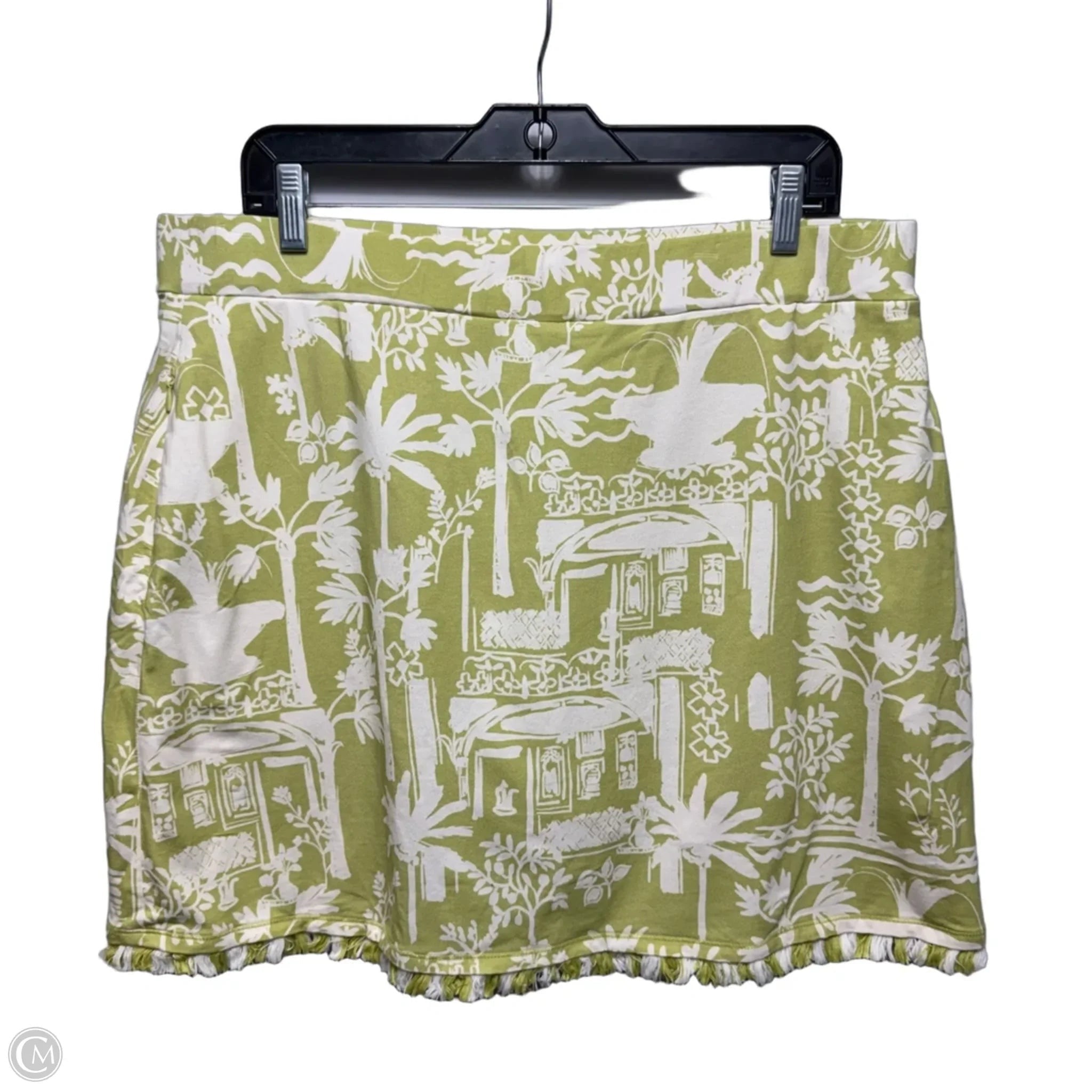Skirt Mini & Short By Spartina In Green, Size: Xl