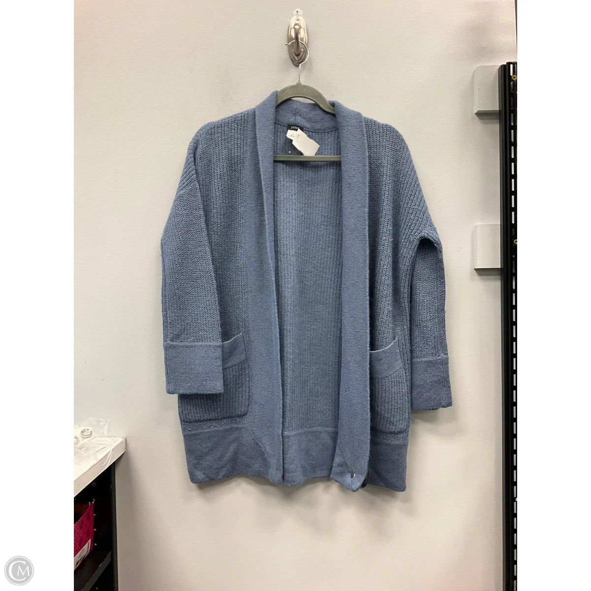 Sweater Cardigan By J. Crew In Blue, Size: Xs