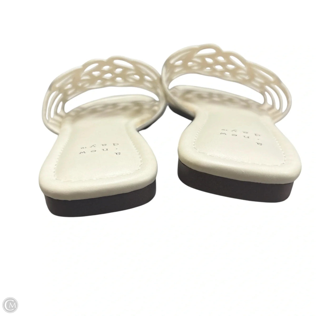 Sandals Flats By A New Day In White, Size: 5