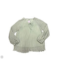 Blouse Long Sleeve By Lauren Conrad In Green, Size: S