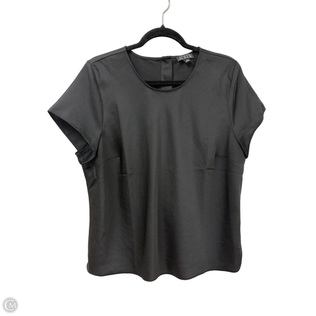 Top Short Sleeve By J. Crew In Black, Size: Xl