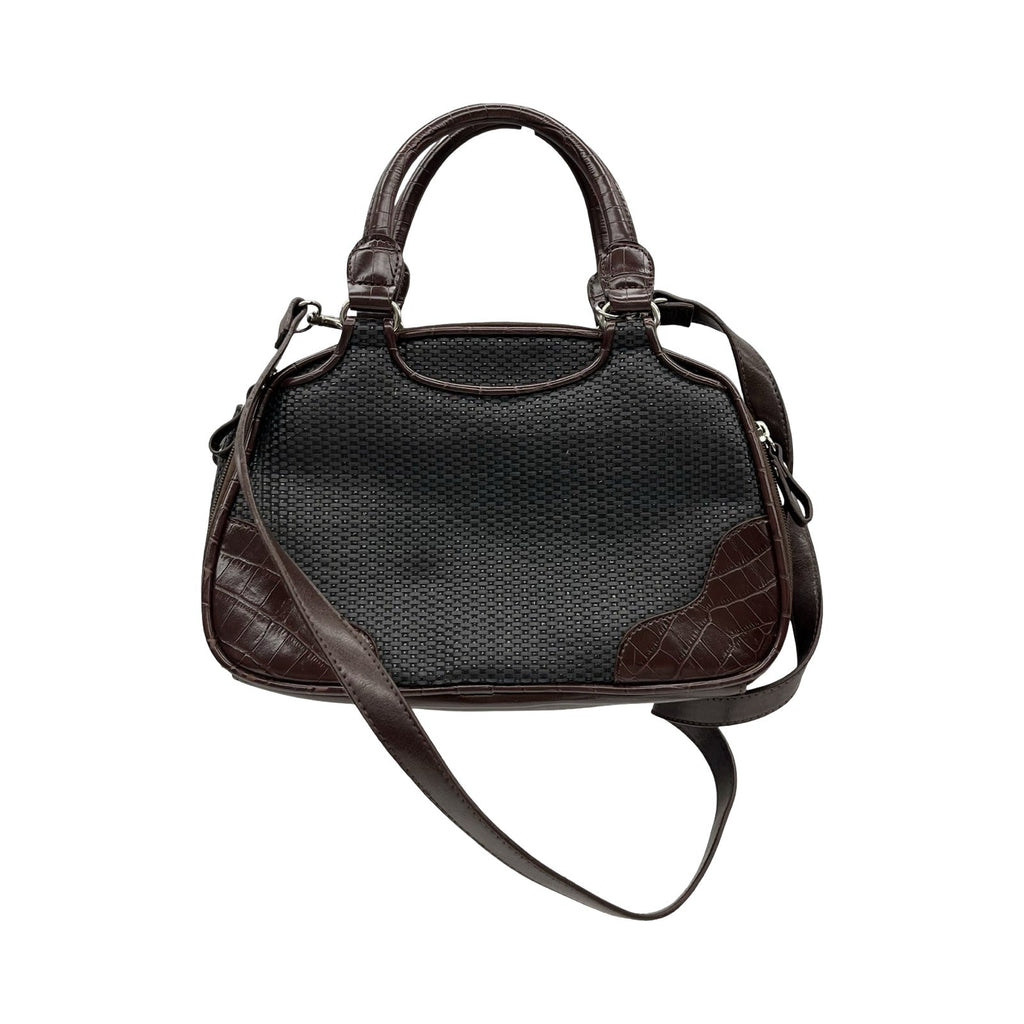 Handbag By Bueno In Black & Brown, Size:Medium