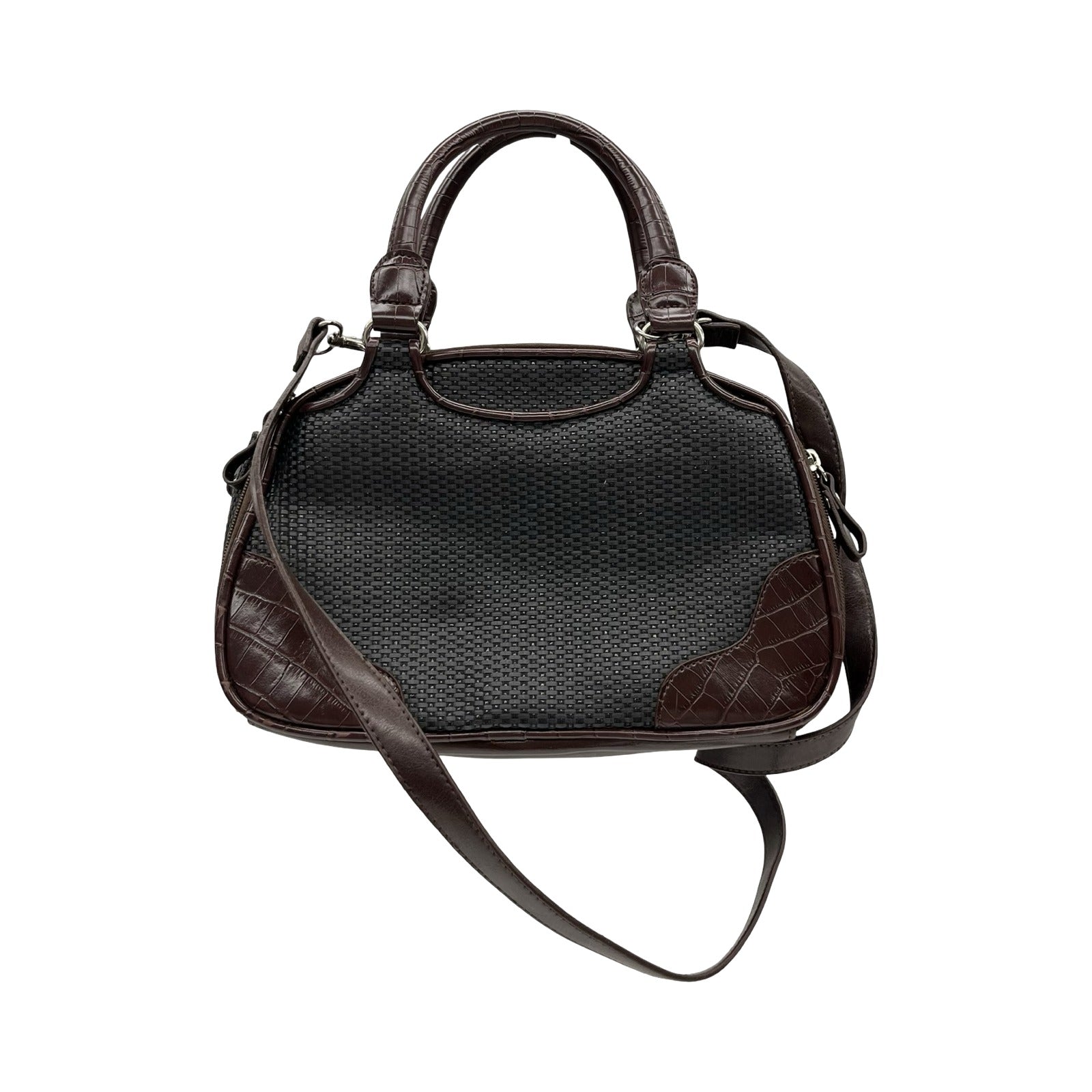 Handbag By Bueno In Black & Brown, Size:Medium