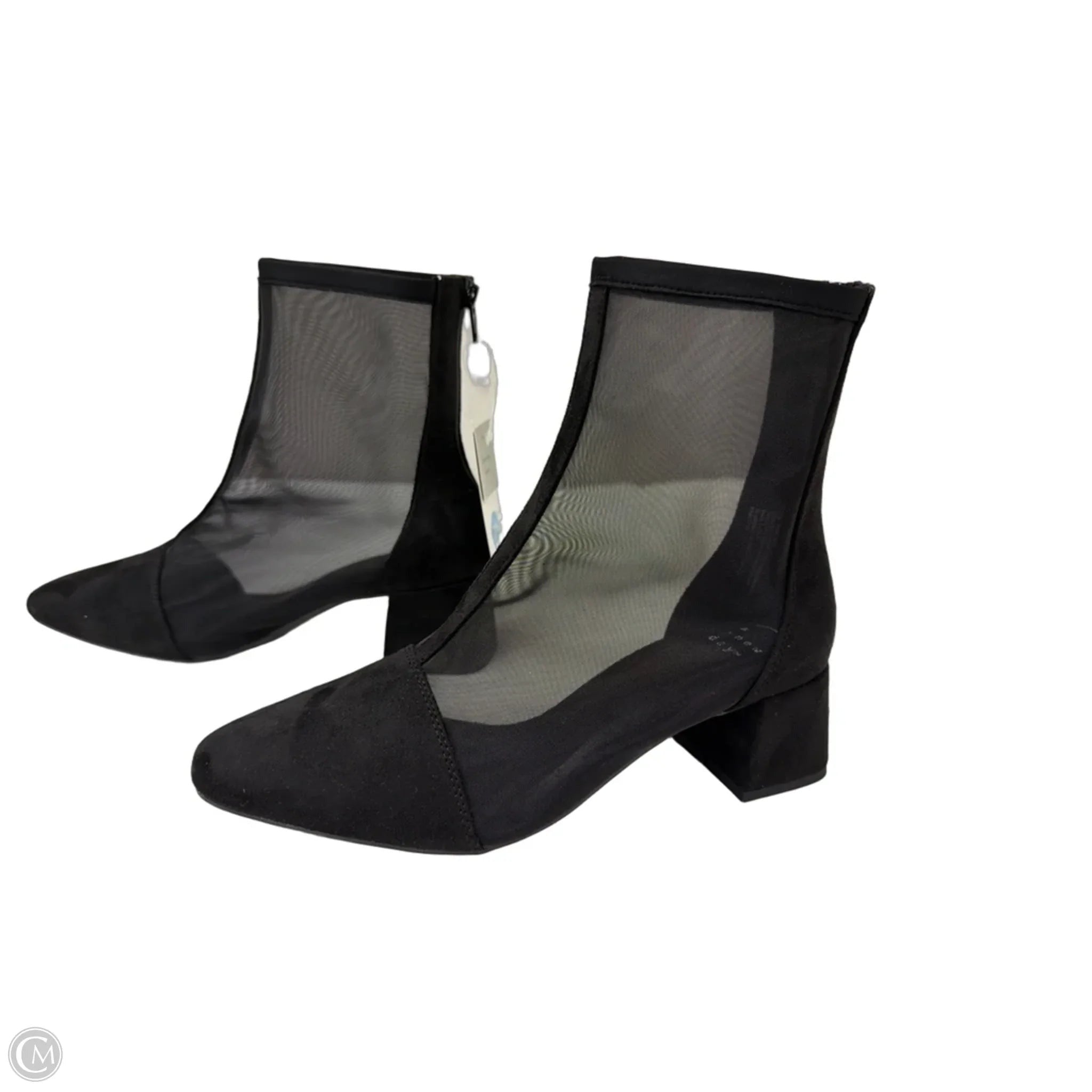 Boots Ankle Heels By A New Day In Black, Size: 7.5