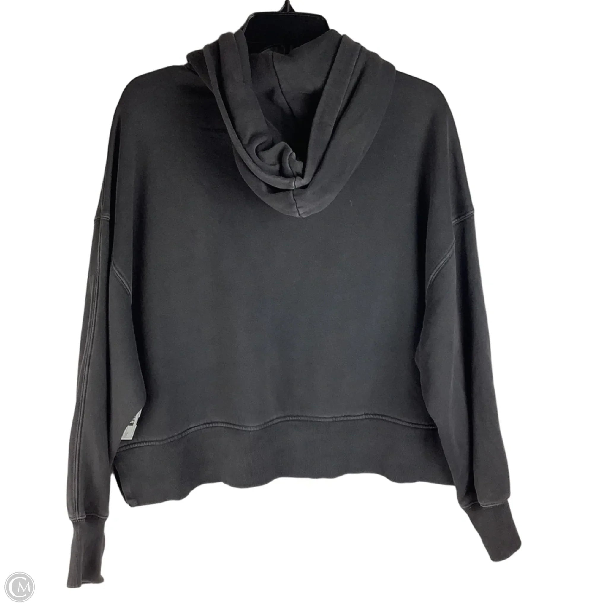 Sweatshirt Hoodie By Abercrombie And Fitch In Grey, Size: S