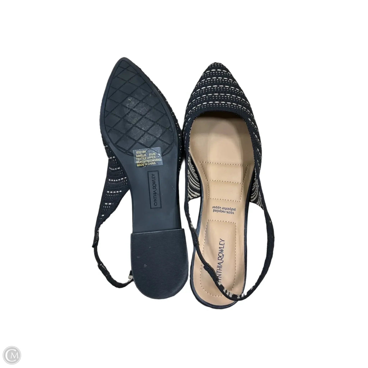 Shoes Flats By Cynthia Rowley In Black, Size: 9.5