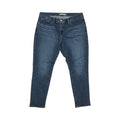 Jeans Skinny By Levis In Blue Denim, Size:18