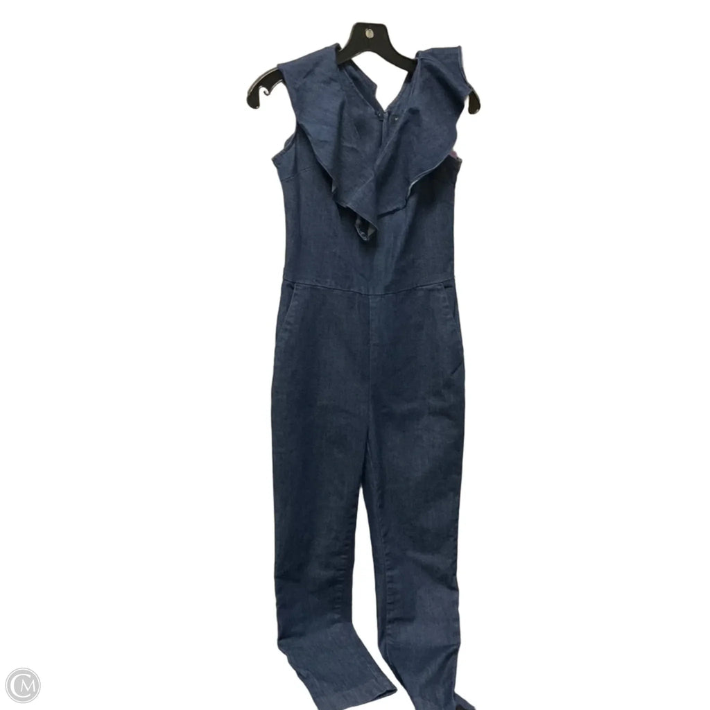 Jumpsuit By Banana Republic In Blue Denim, Size: 0