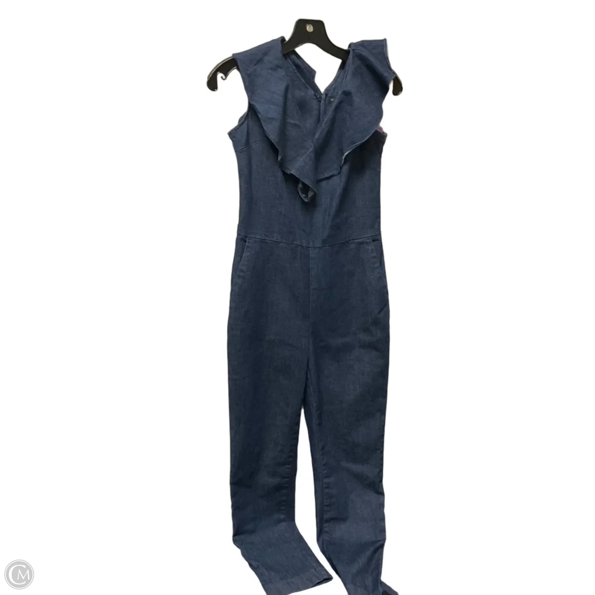 Jumpsuit By Banana Republic In Blue Denim, Size: 0